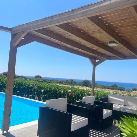 White Blue Villa Lachania  Exterior photo