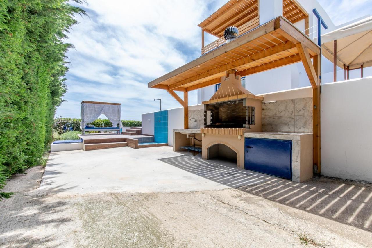 White Blue Villa Lachania  Exterior photo